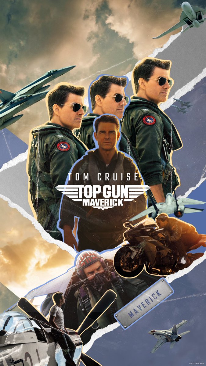 Top Gun Archive Gun: Maverick phone wallpaper [via Paramount Picture Mexico] #TopGunMaverick