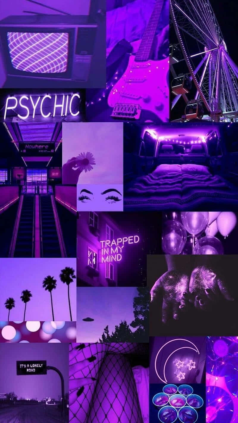 Purple Collage HD Wallpaper (100++)