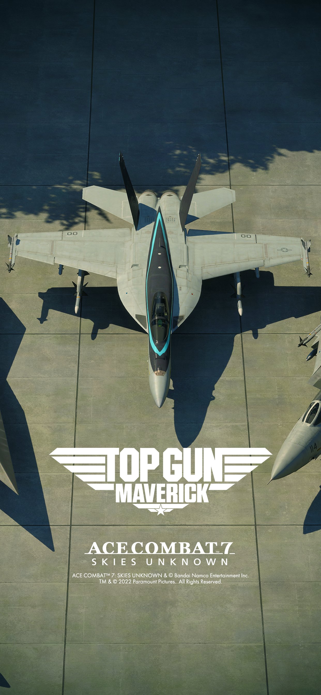 Bandai Namco US على X: <<ACE COMBAT 7 x Top Gun: Maverick collaboration wallpaper! >> To celebrate the movie and the DLC launch, ACE COMBAT team released the collaboration wallpaper for each