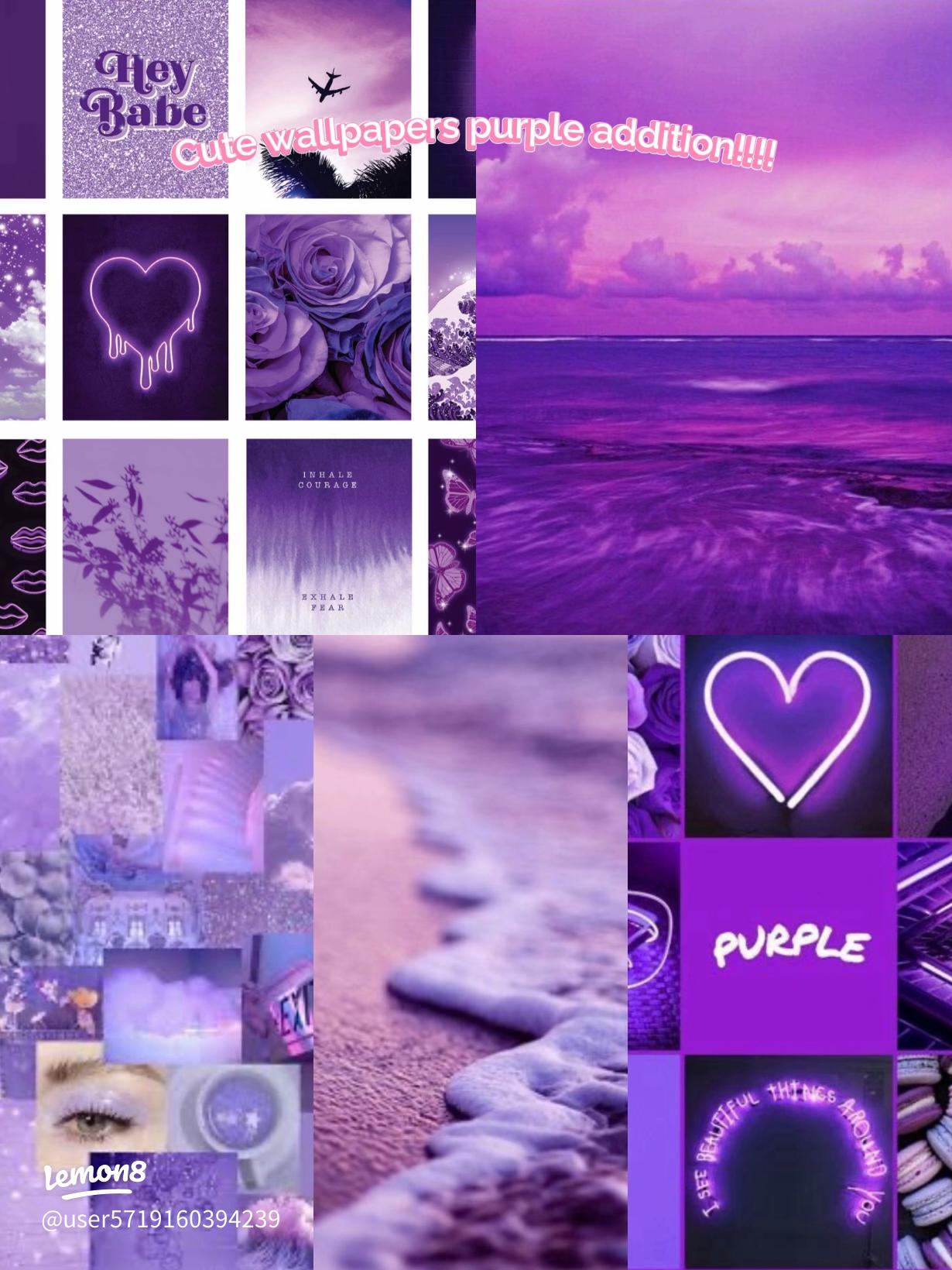 Stunning Cute Purple Wallpaper for Your Device