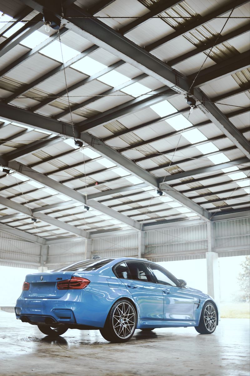Download Wallpaper 800x1200 Bmw M3 Competition, Bmw, Car, Blue, Side View Iphone 4s 4 For Parallax HD Background