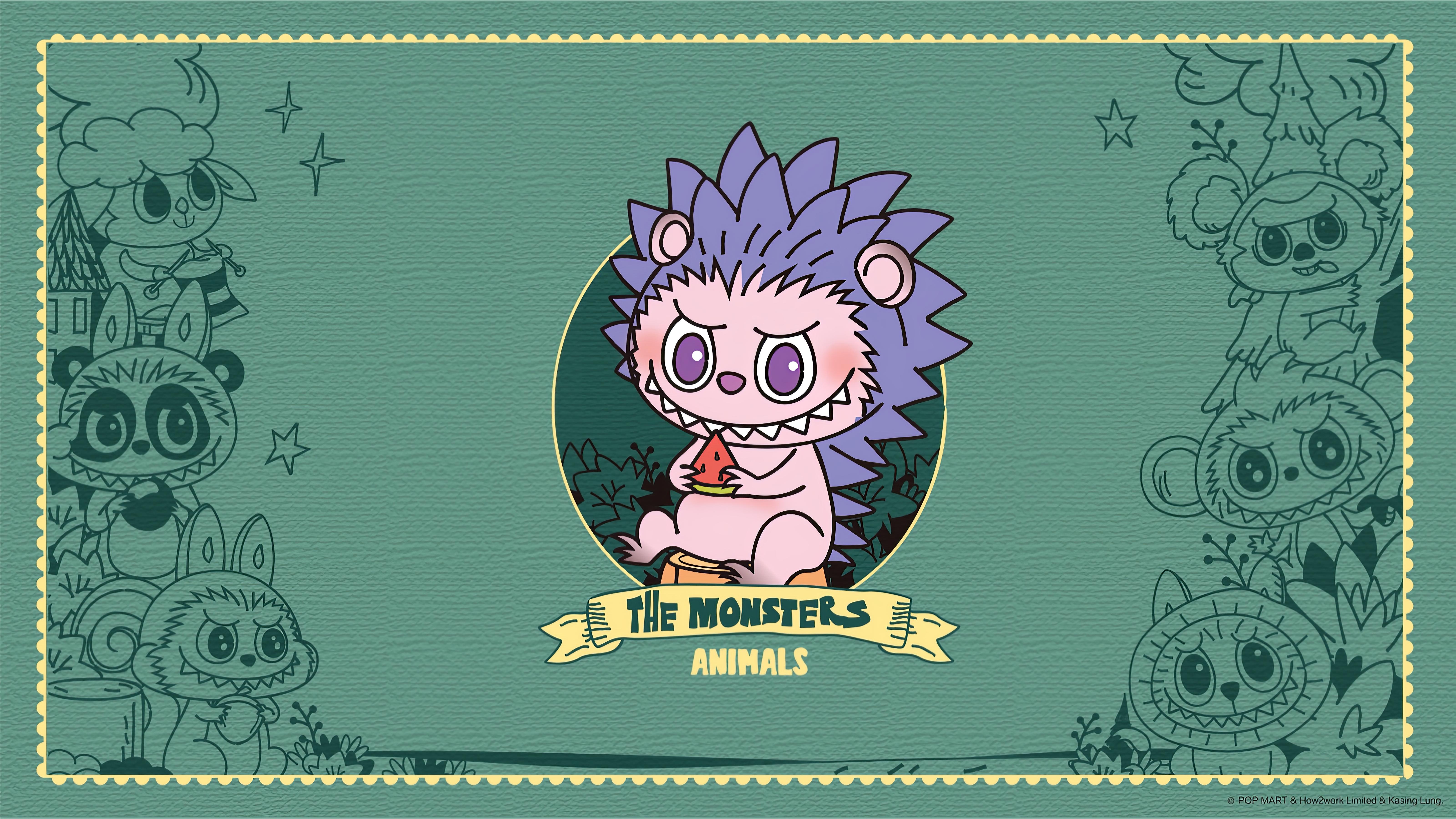 Labubu The Monsters Animals Wallpaper for Desktop