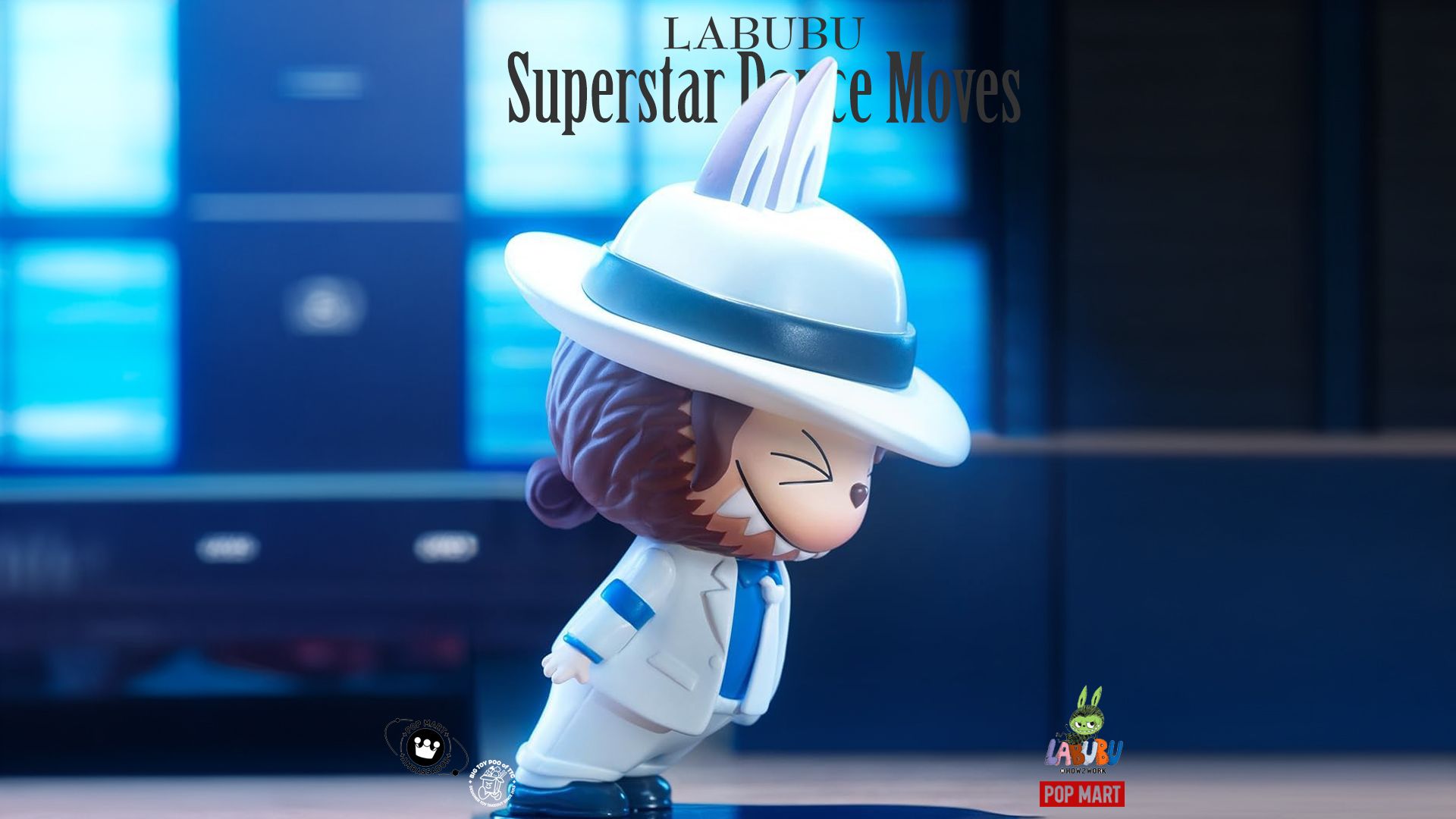 POP MART x How2work x Kasing Lung Presents LABUBU Superstar Dance Moves Toy Chronicle