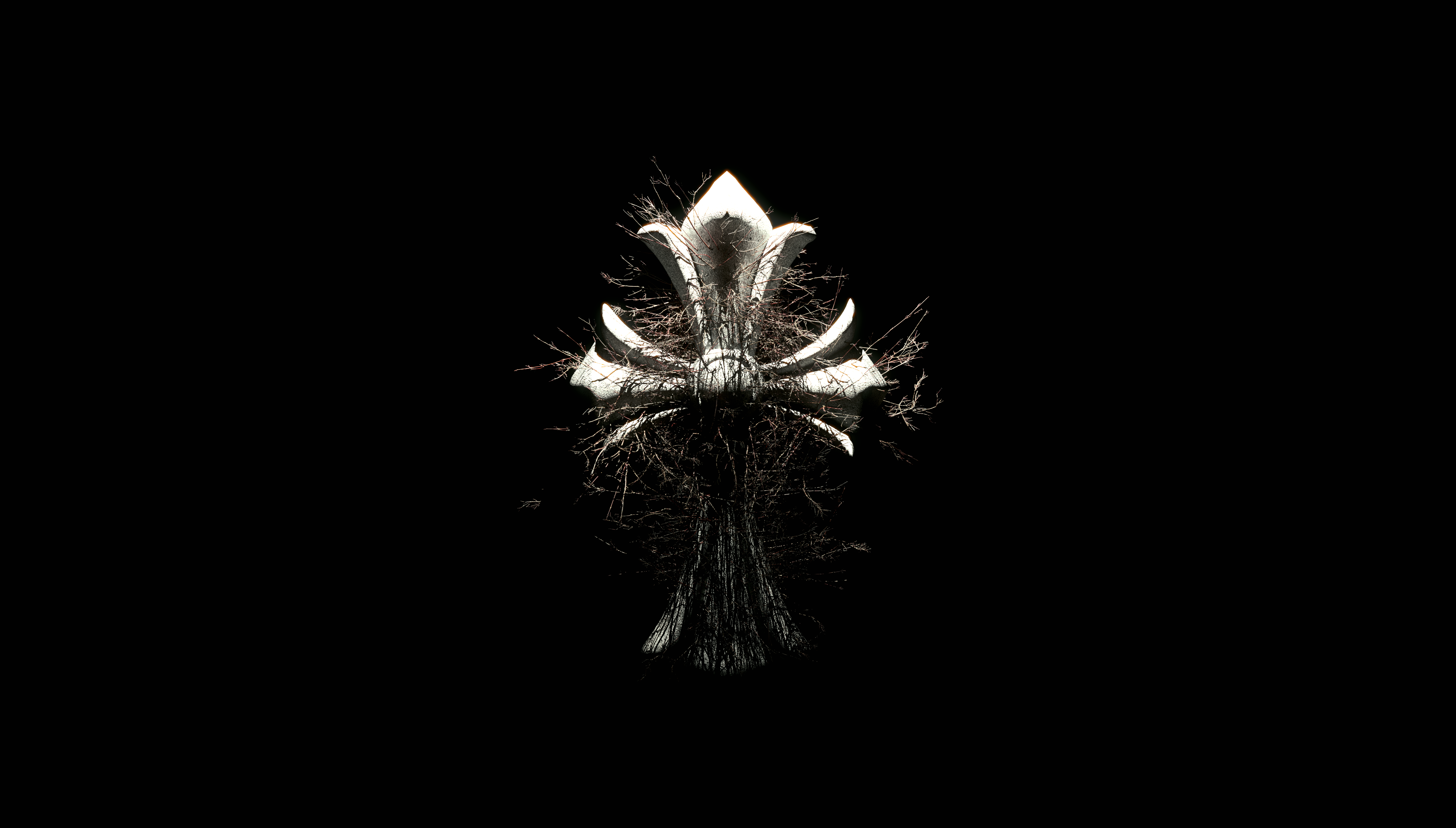 × 4320) Chrome Hearts Wallpaper + Phone (made in Blender)