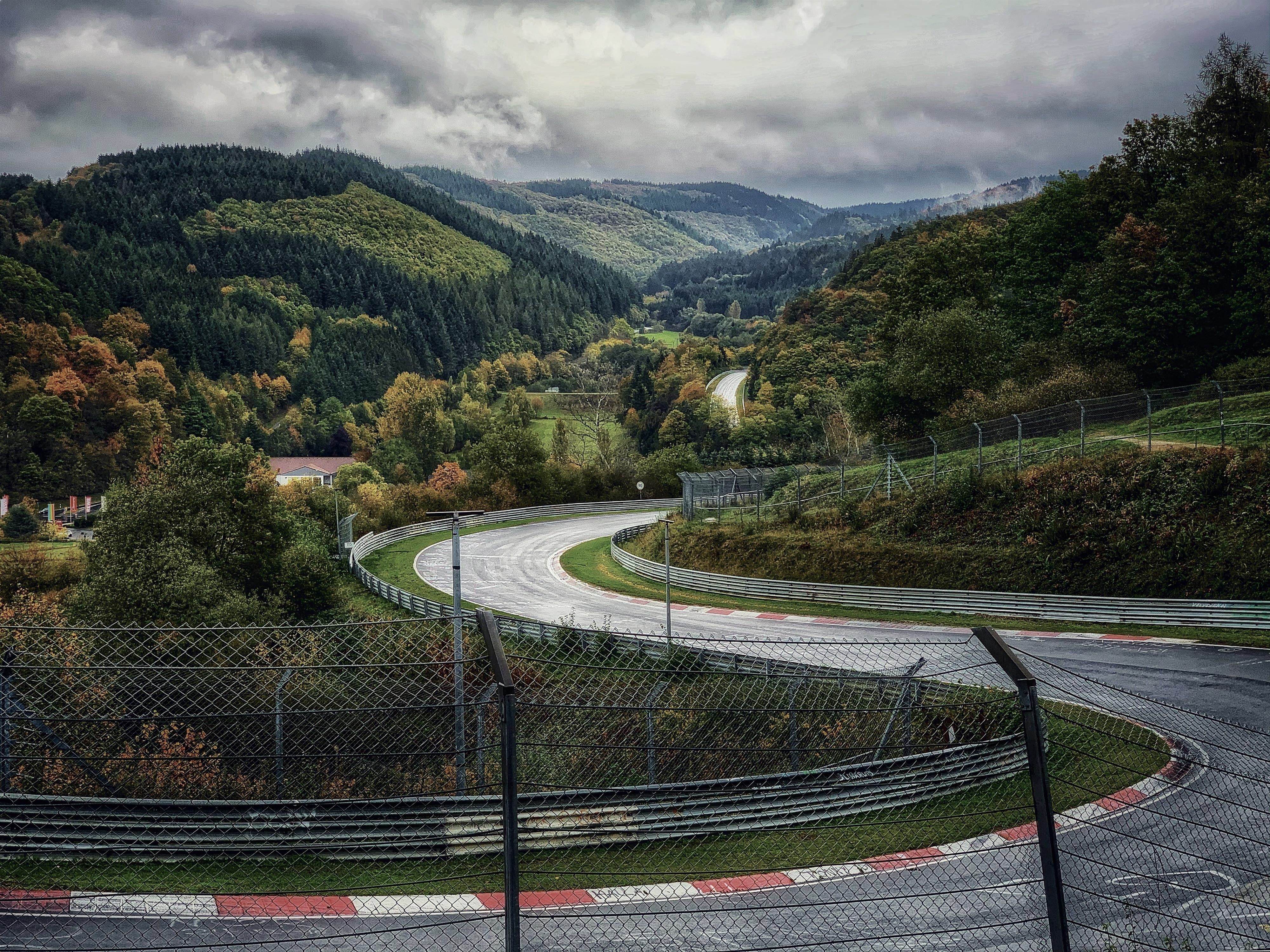 Tourist drives Nordschleife