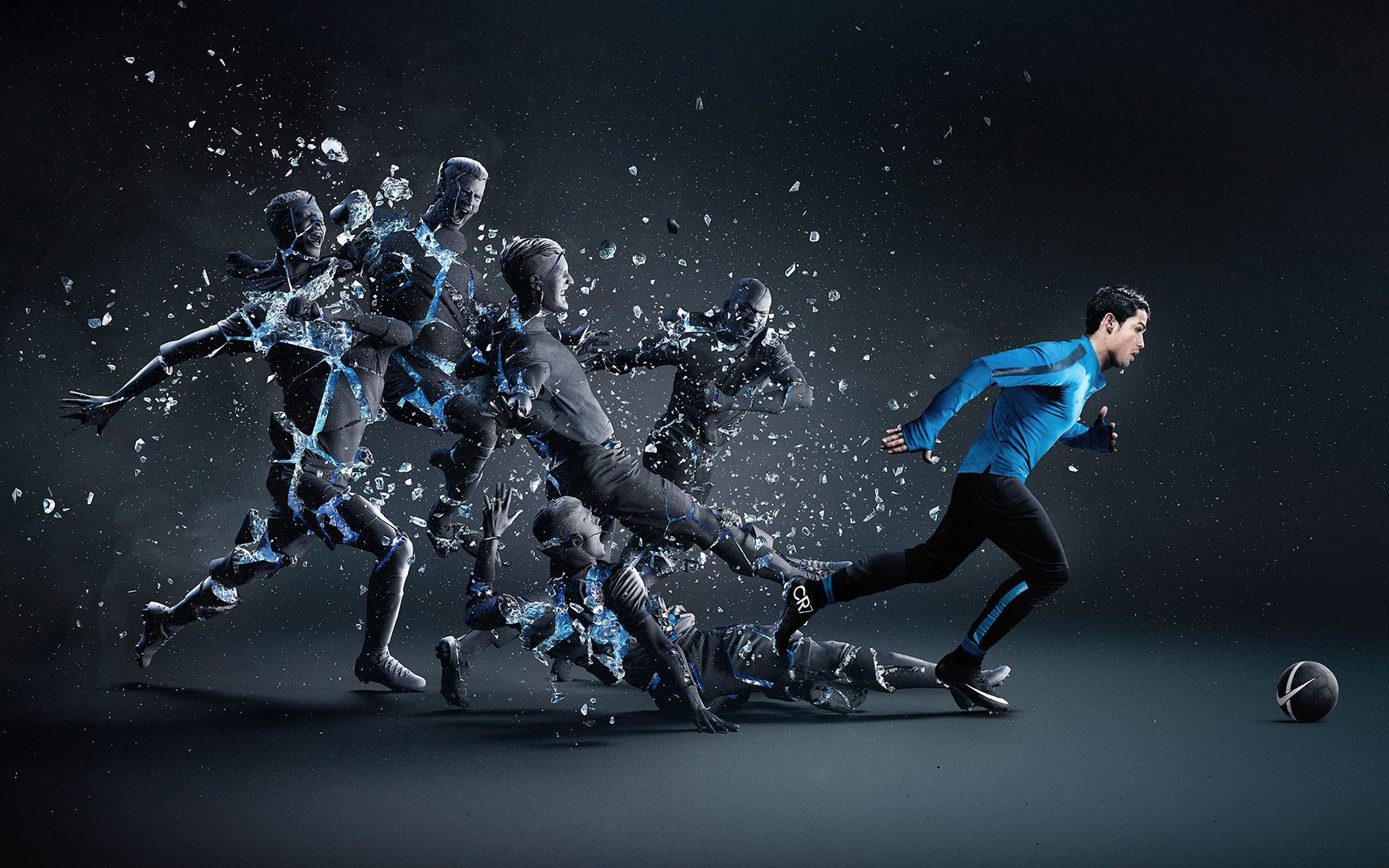 Cristiano Ronaldo Soccer Action HD Wallpaper