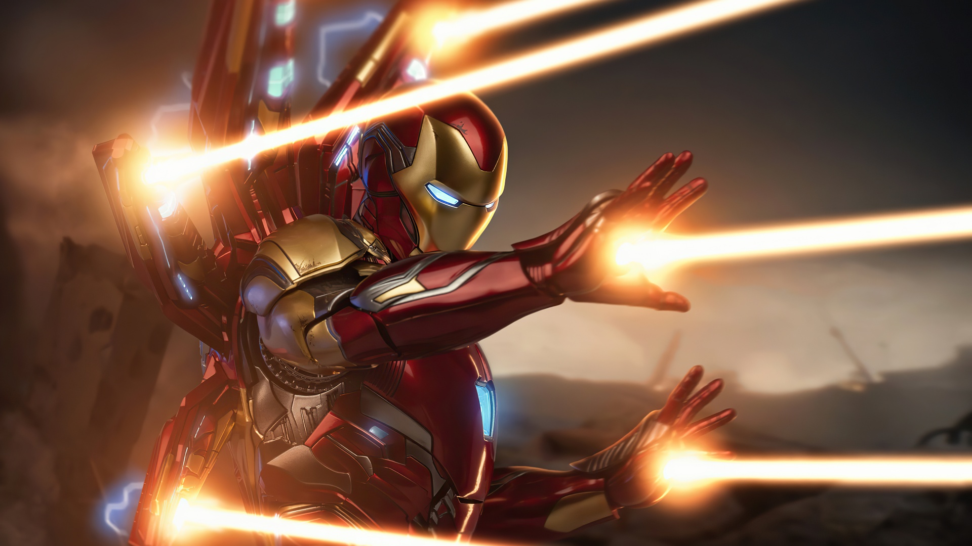 Iron Man Wallpaper 4K, Boss Fight, Avengers: Endgame