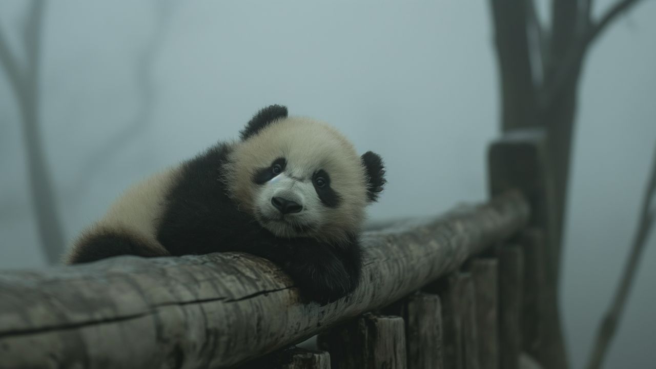Giant panda Wallpaper (Cuddly, Zoo)