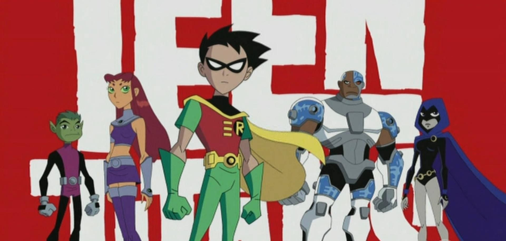 Download free Teen Titans Animated Poster Wallpaper