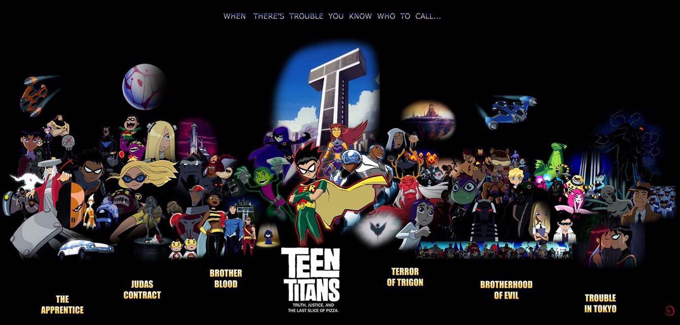 If you love Teen Titans here is a badass wallpaper of the series