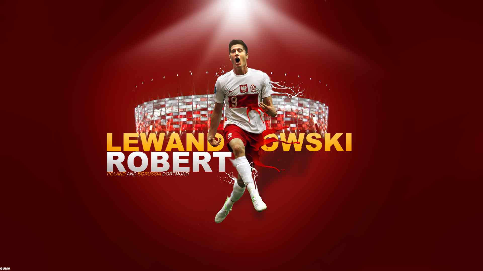 Download Robert Lewandowski Borussia Dortmund Wallpaper