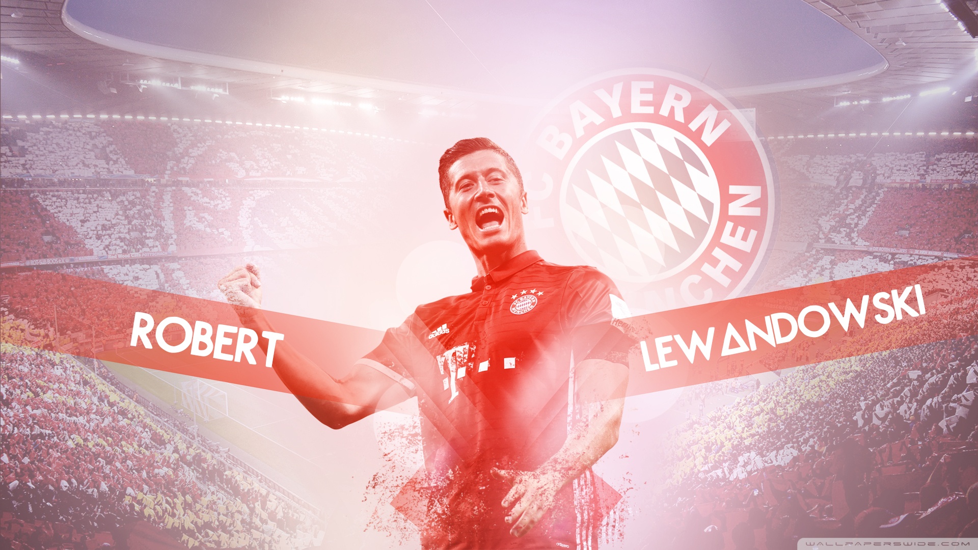 Robert Lewandowski Bayern 4K UHD Wallpaper for UltraHD Desktop and TV, Widescreen and UltraWide Display, Smartphone and Tablet Devices
