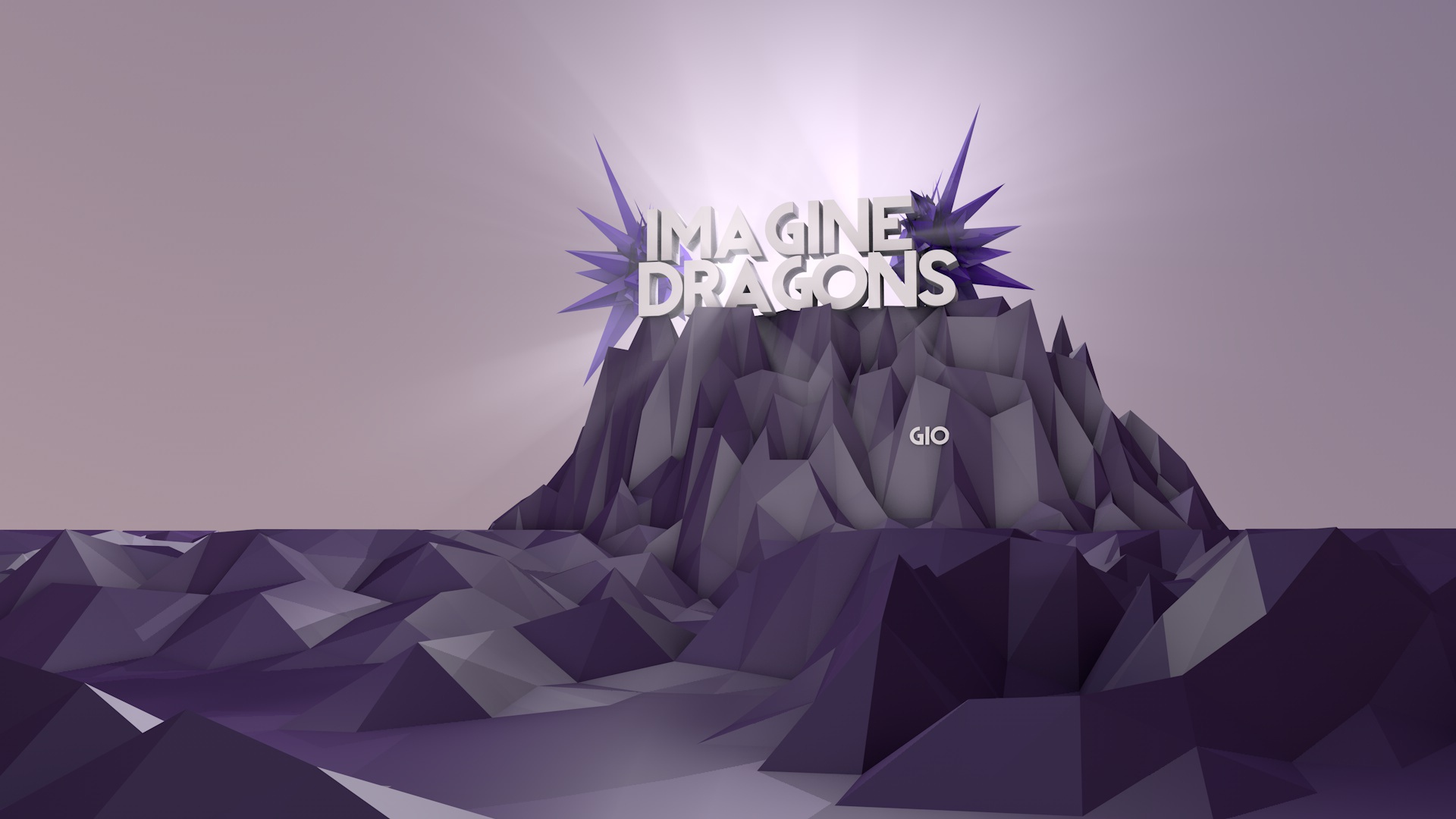 Imagine Dragons: the band logo Desktop wallpaper 1920x1080