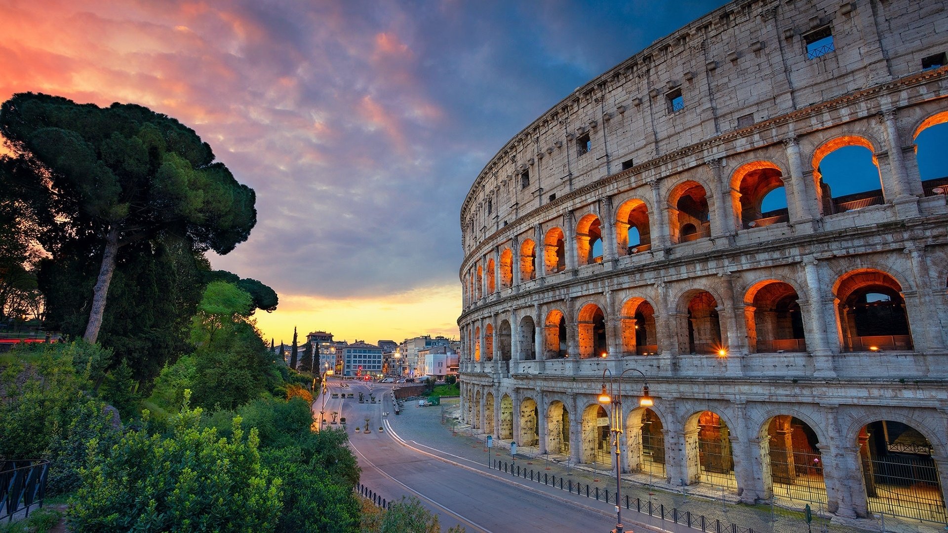 Download Rome Man Made Colosseum HD Wallpaper