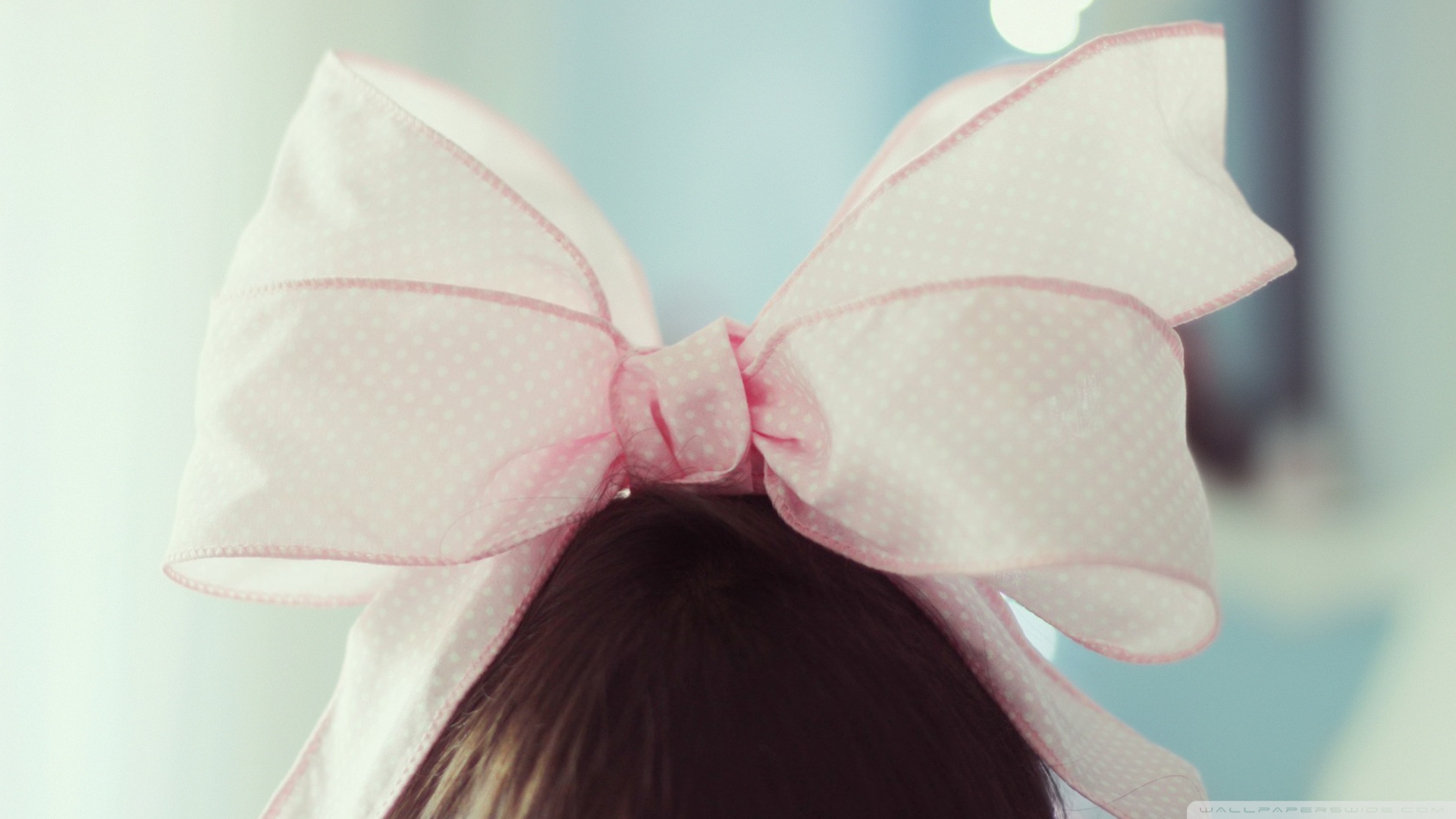 Cute Pink Bow 4K UHD Wallpaper for UltraHD Desktop and TV, Smartphone and Tablet Devices