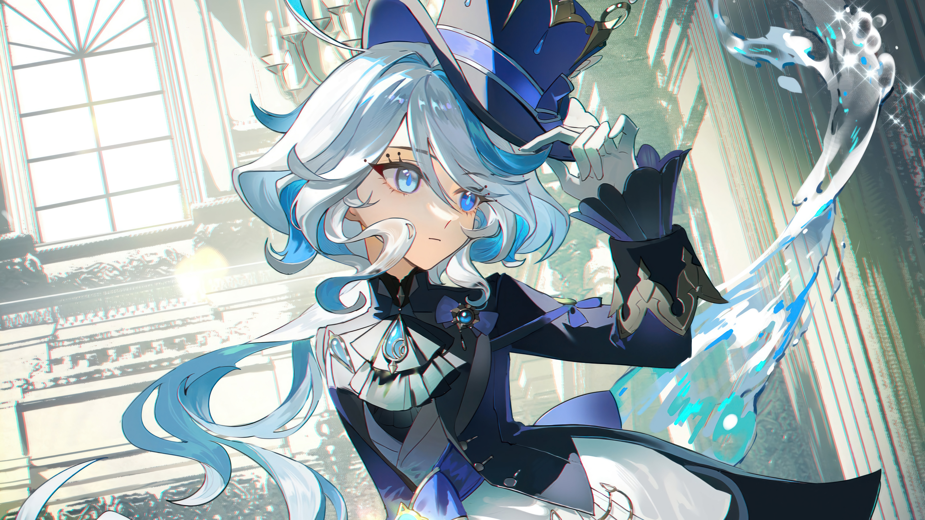 Furina Genshin Impact Art Wallpaper 4K HD PC m