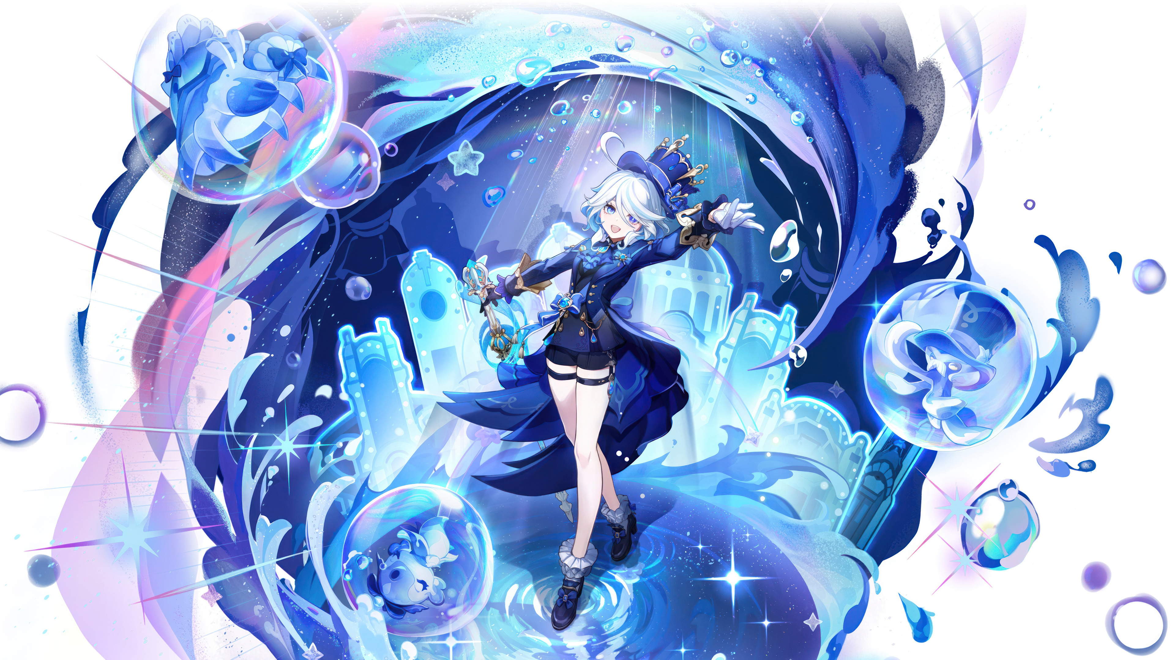 Furina Genshin Impact Wallpaper 4K HD PC m