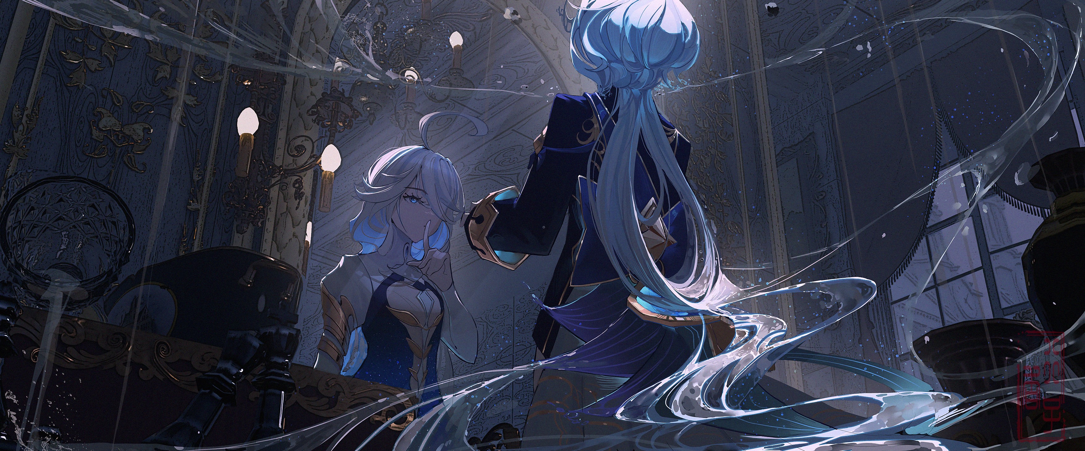 Download Furina (Genshin Impact) Genshin Impact HD Wallpaper by 千早Tihaya