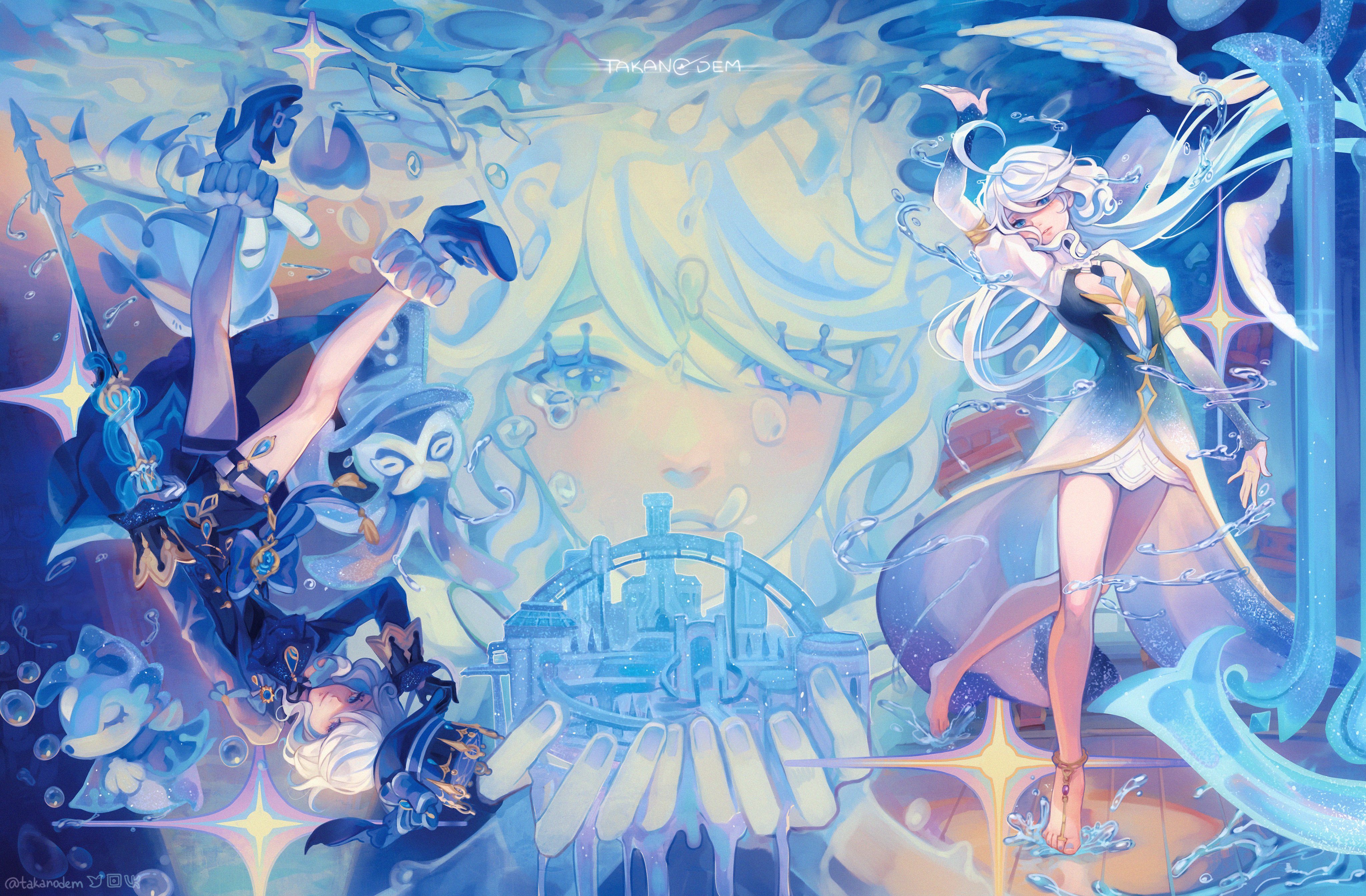 TAKANODEM de Fontaine at your service ⚖️ #genshinimpact # furina #focalors