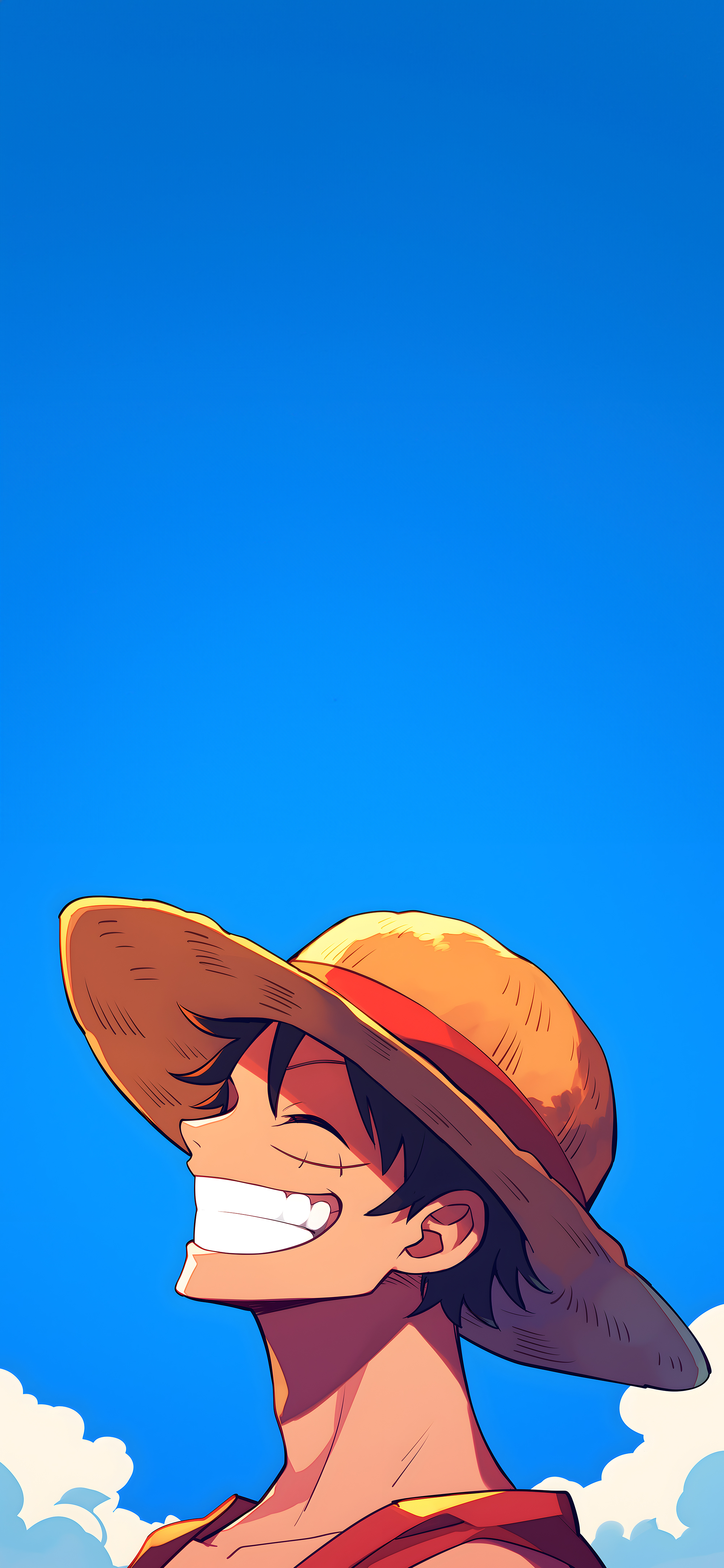Monkey D. Luffy Blue Cool Anime Wallpaper