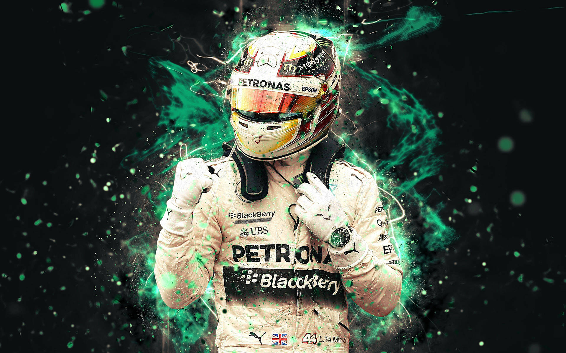 Hamilton F1 Wallpaper