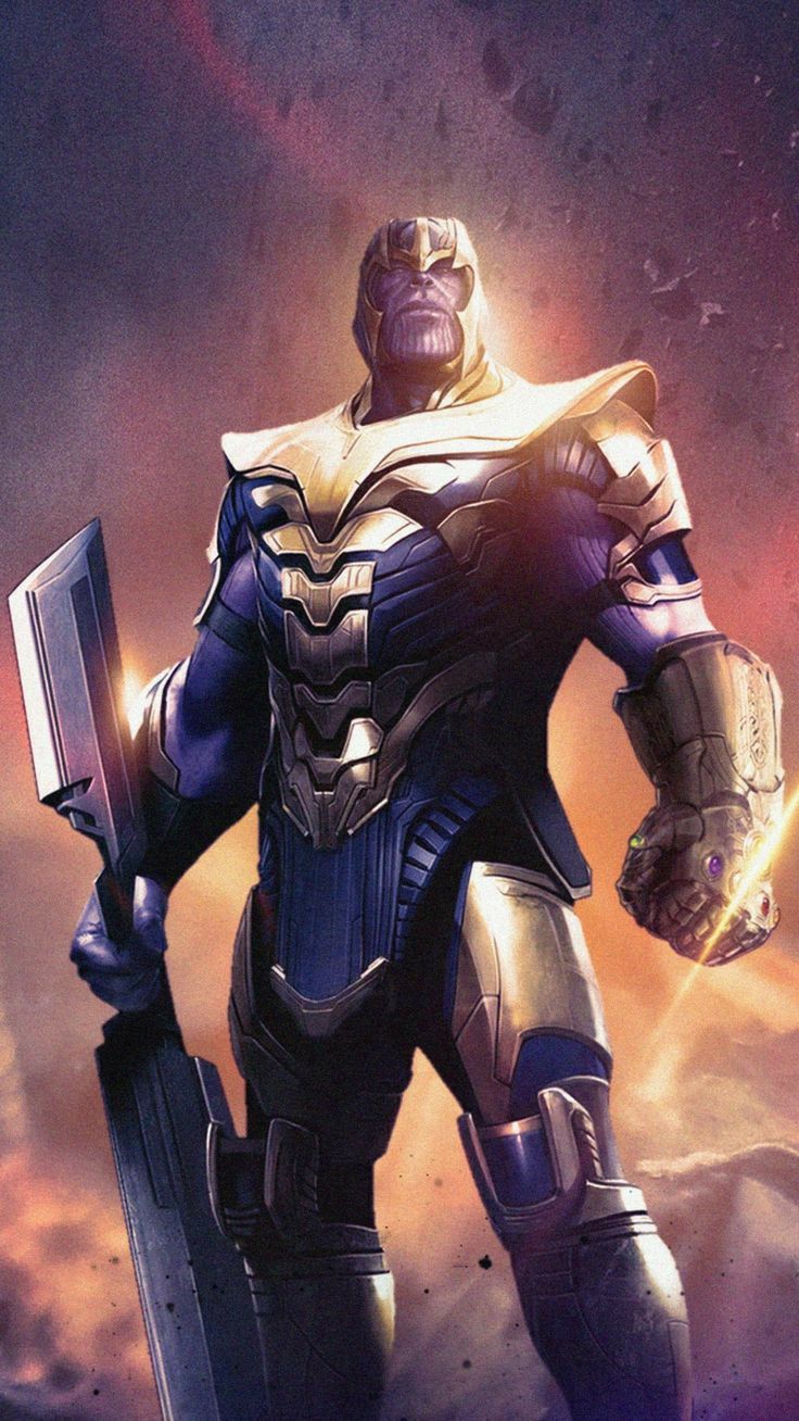 Thanos HD wallpaper. #Marvel HD wallpaper. #Endgame. #Awesome. #Cool. #Avengers. #iPhone