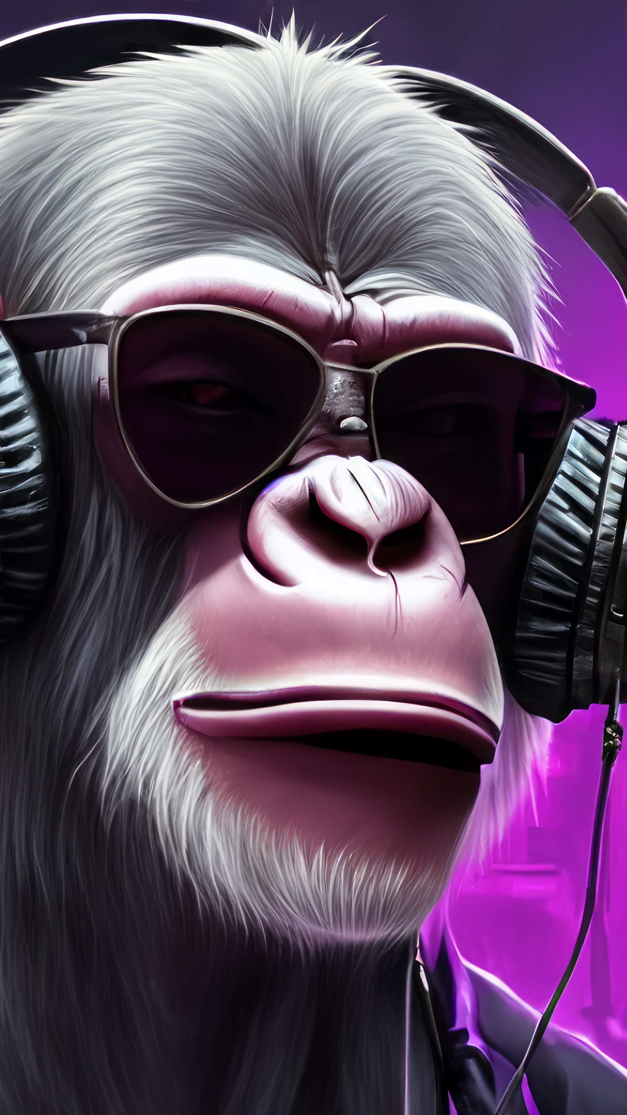 DJ Monkey 4K Wallpaper iPhone HD Phone j