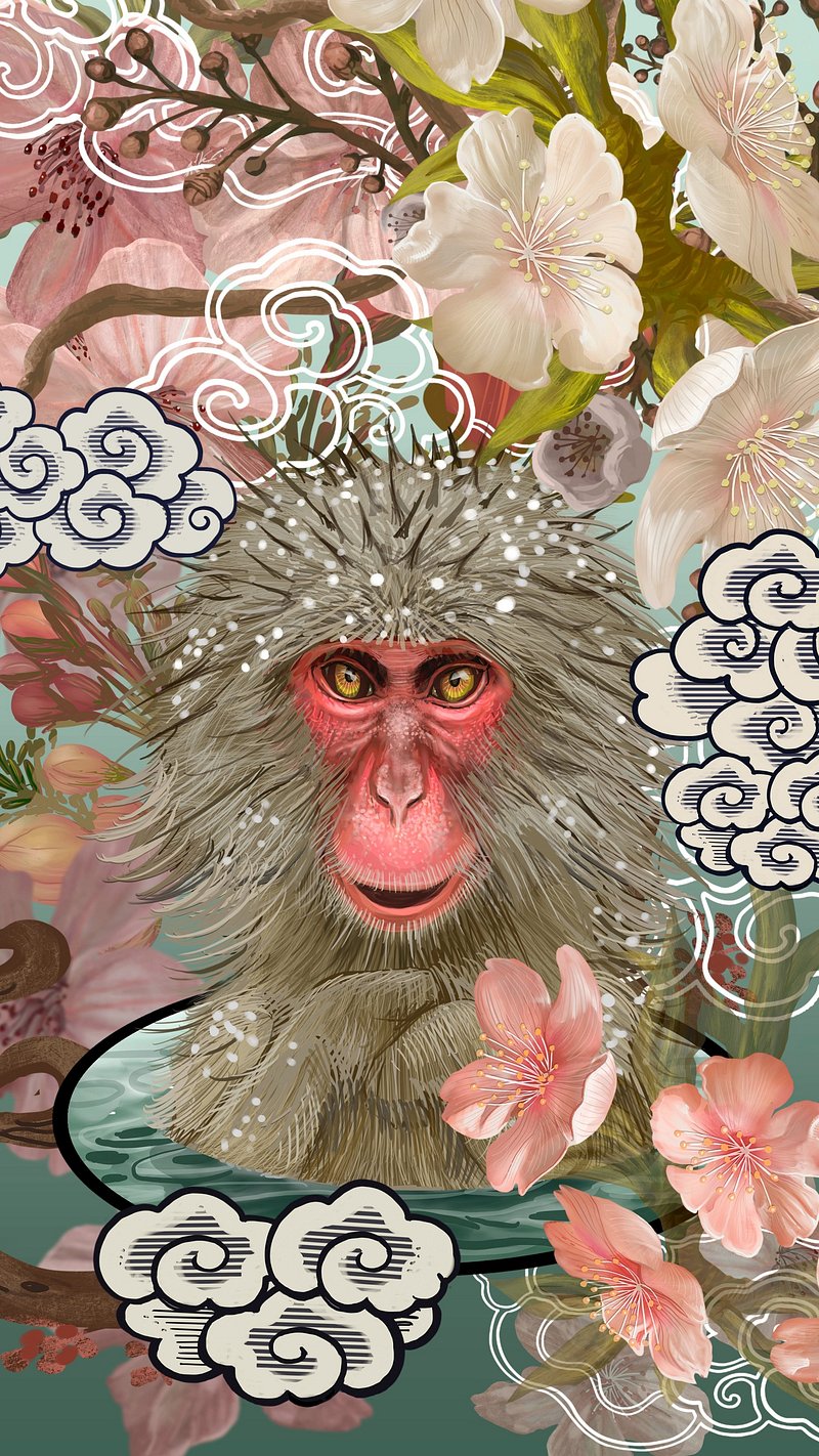 Japanese Monkeys Image Wallpaper