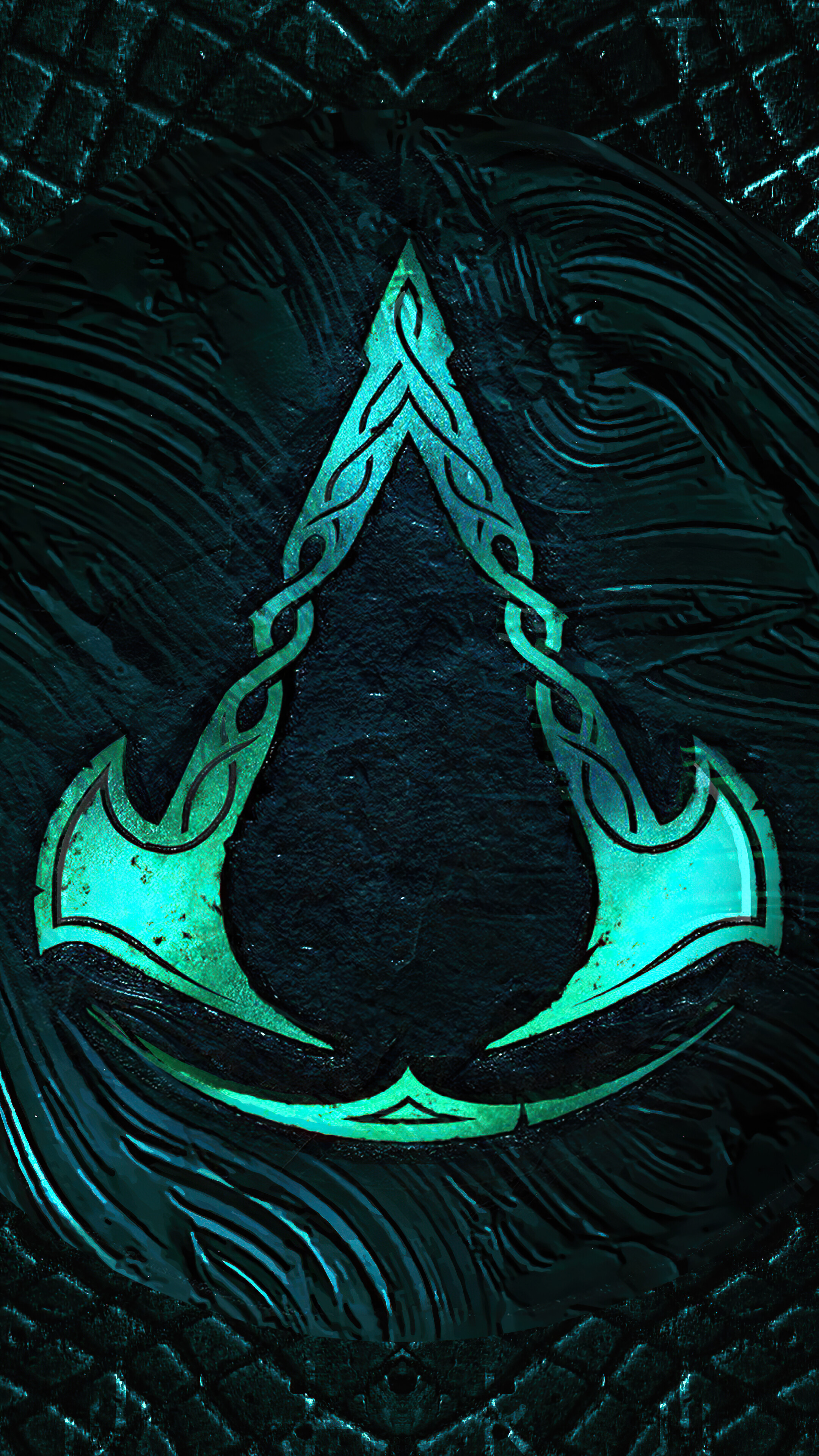 Assassin's Creed Valhalla Logo 4K Wallpaper .1679