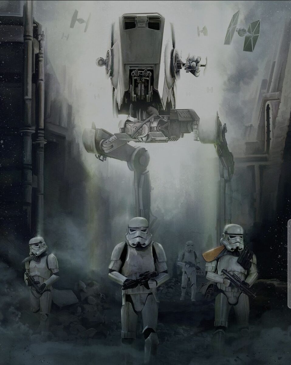 Wall Mural 2.5M X 2M wallpaper giant poster style Star Wars IMPERIAL FORCE decor