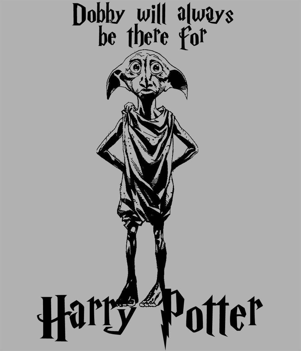 Download free Harry Potter Dobby Black And Gray Fanart Wallpaper