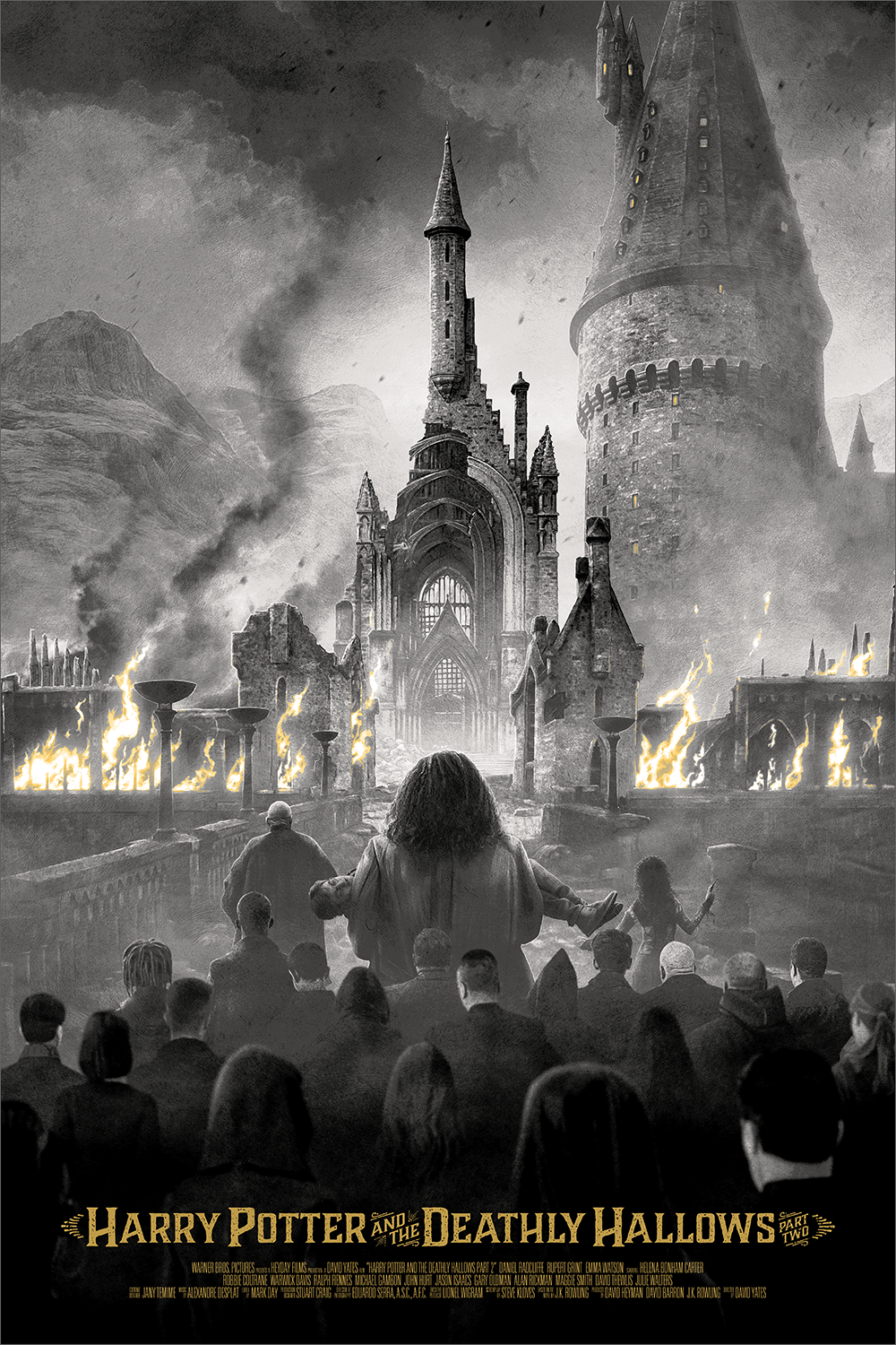 The Battle of Hogwarts by Kevin M Wilson / Ape Meets Girl Complex Gallery
