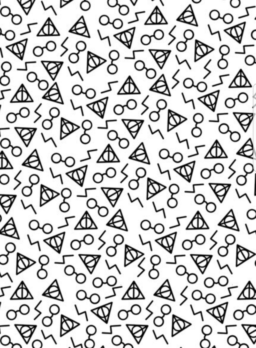 Harry Potter Pattern Wallpaper