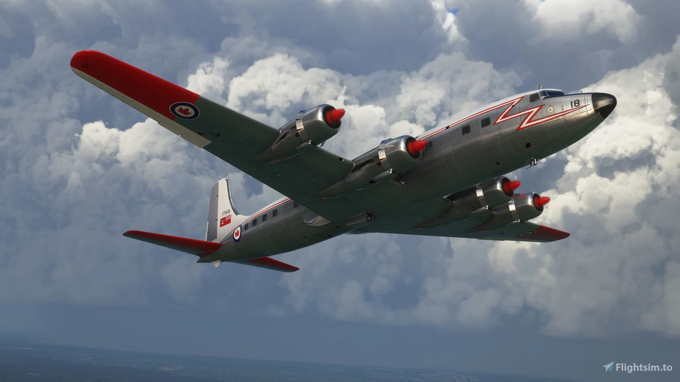 PMDG DC 6B Canadian Air Force (RCAF) (1960s) V1.1 For Microsoft Flight Simulator