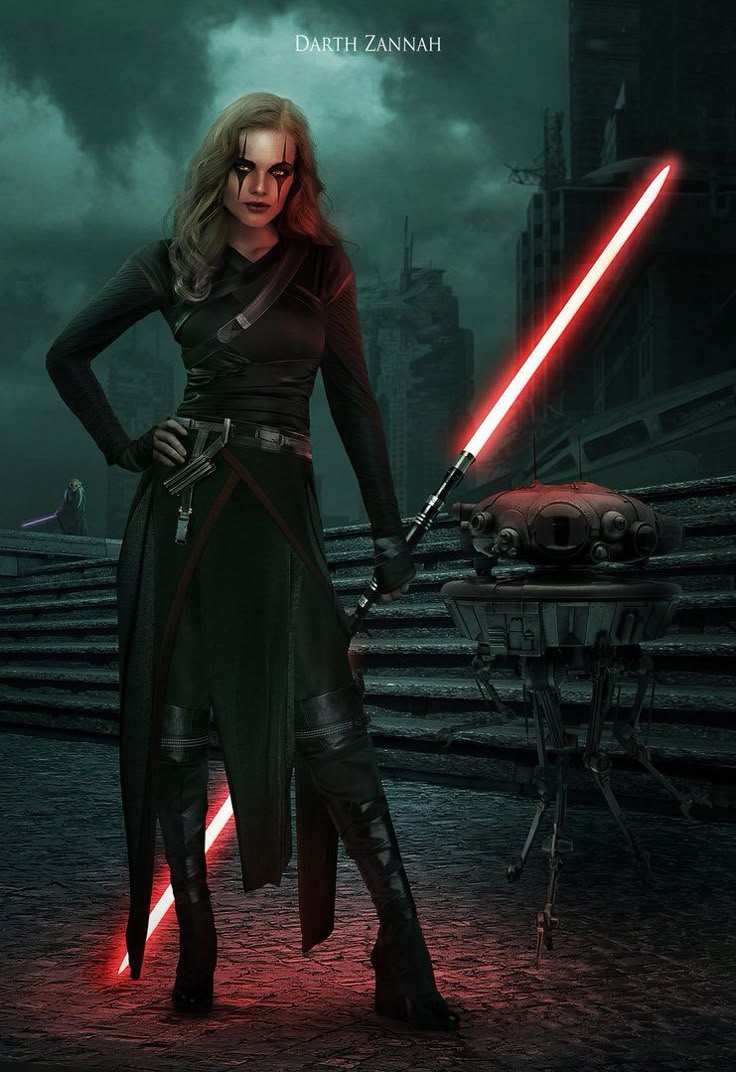 Darth Zannah Close up view by Automatan. Star wars art, Star wars sith lords, Star wars villains