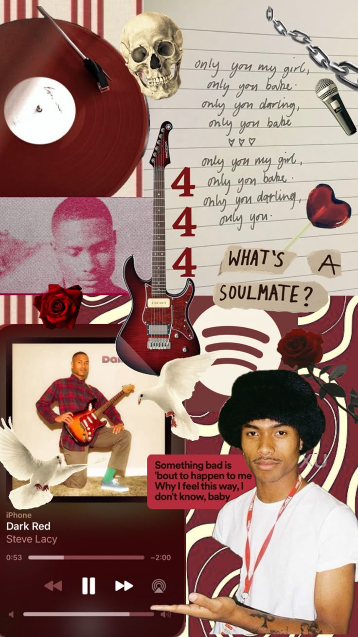 Dark Red by Steve Lacy!!!!❤️#darkredaesthetc #stevelacy #darkredstevelacy #fall #musicartists #musicwallpaper