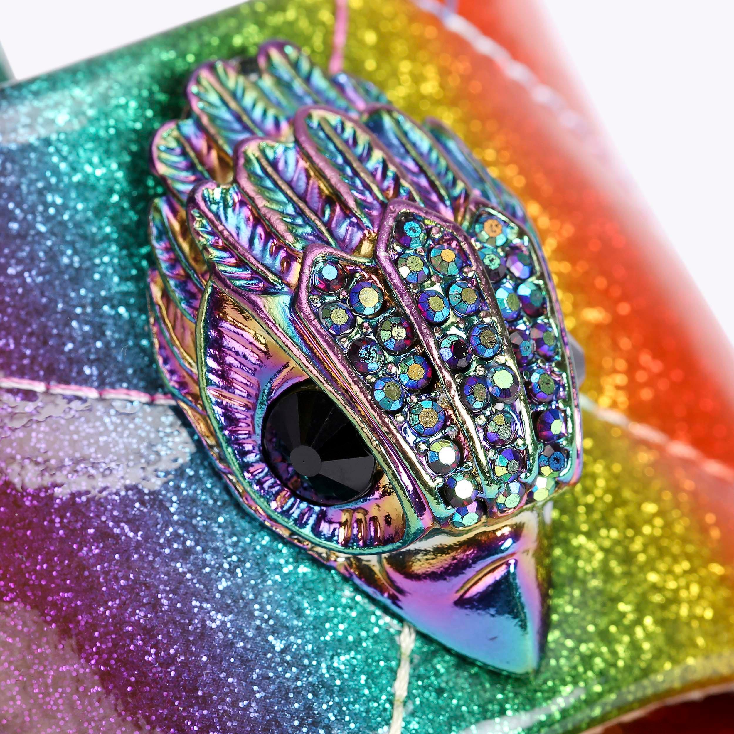 KENSINGTON SANDAL Vinyl Glitter Ombre Sandal by KURT GEIGER LONDON