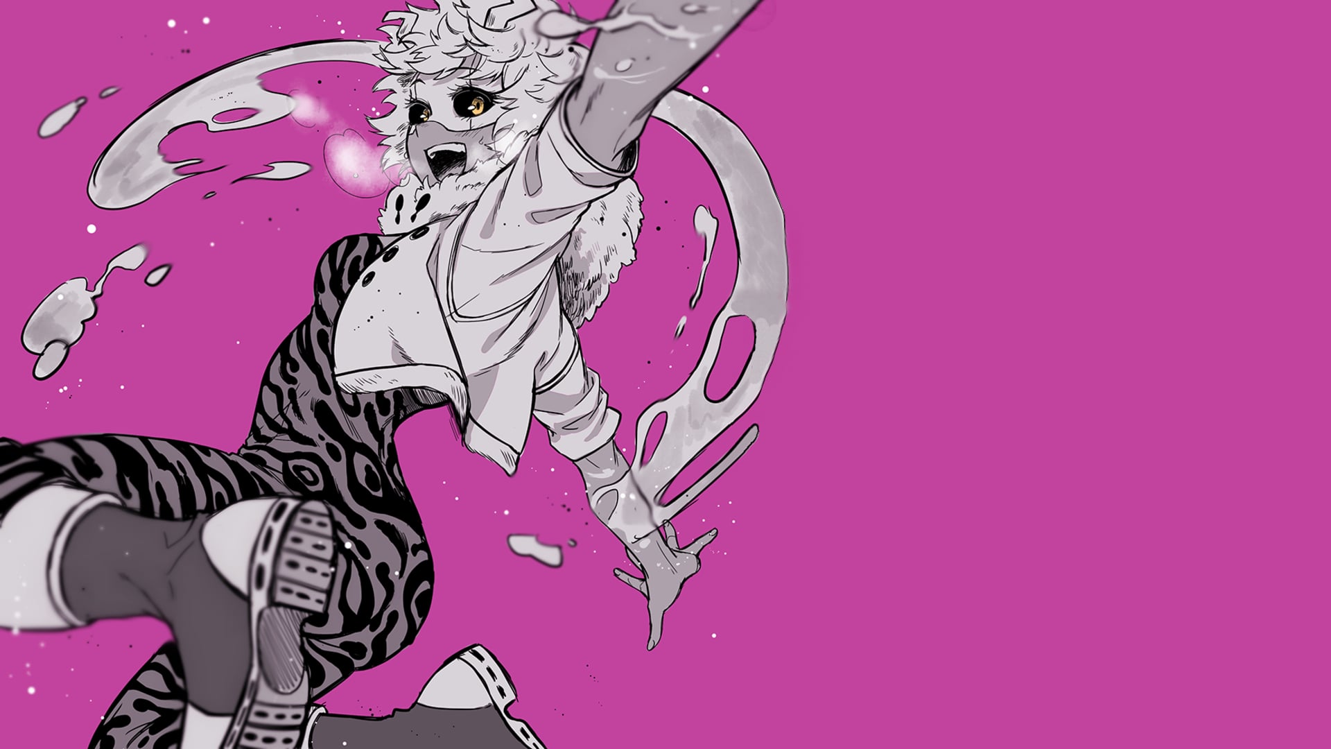 Mina Ashido Wallpaper: Ashido is my favourite hero whos yours?