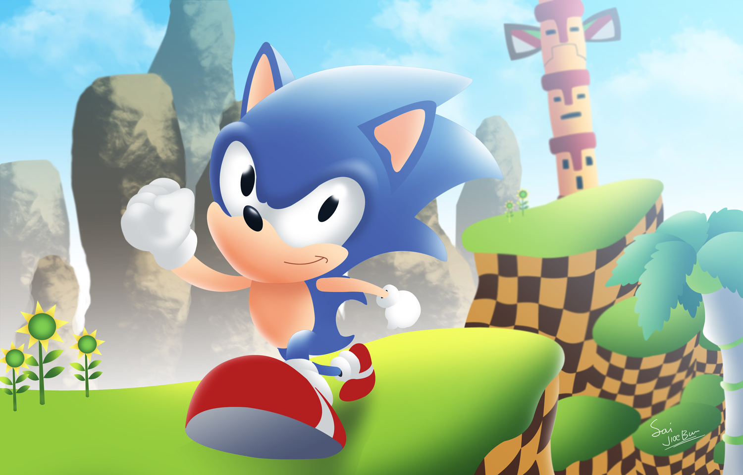 Download Smile Sonic The Hedgehog Video Game Sonic The Hedgehog Wallpaper