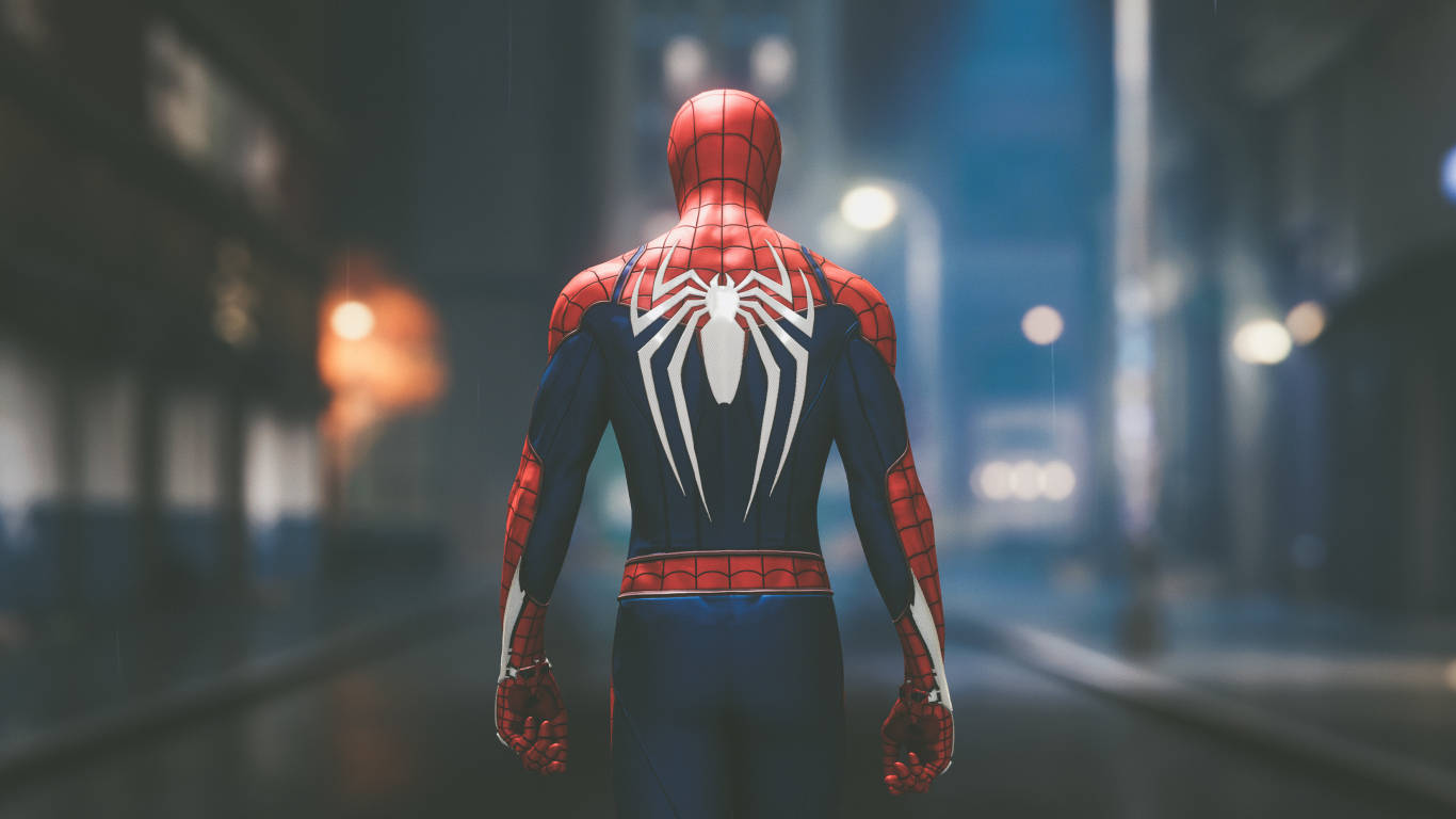Download Spiderman Preparing for Battle Wallpaper