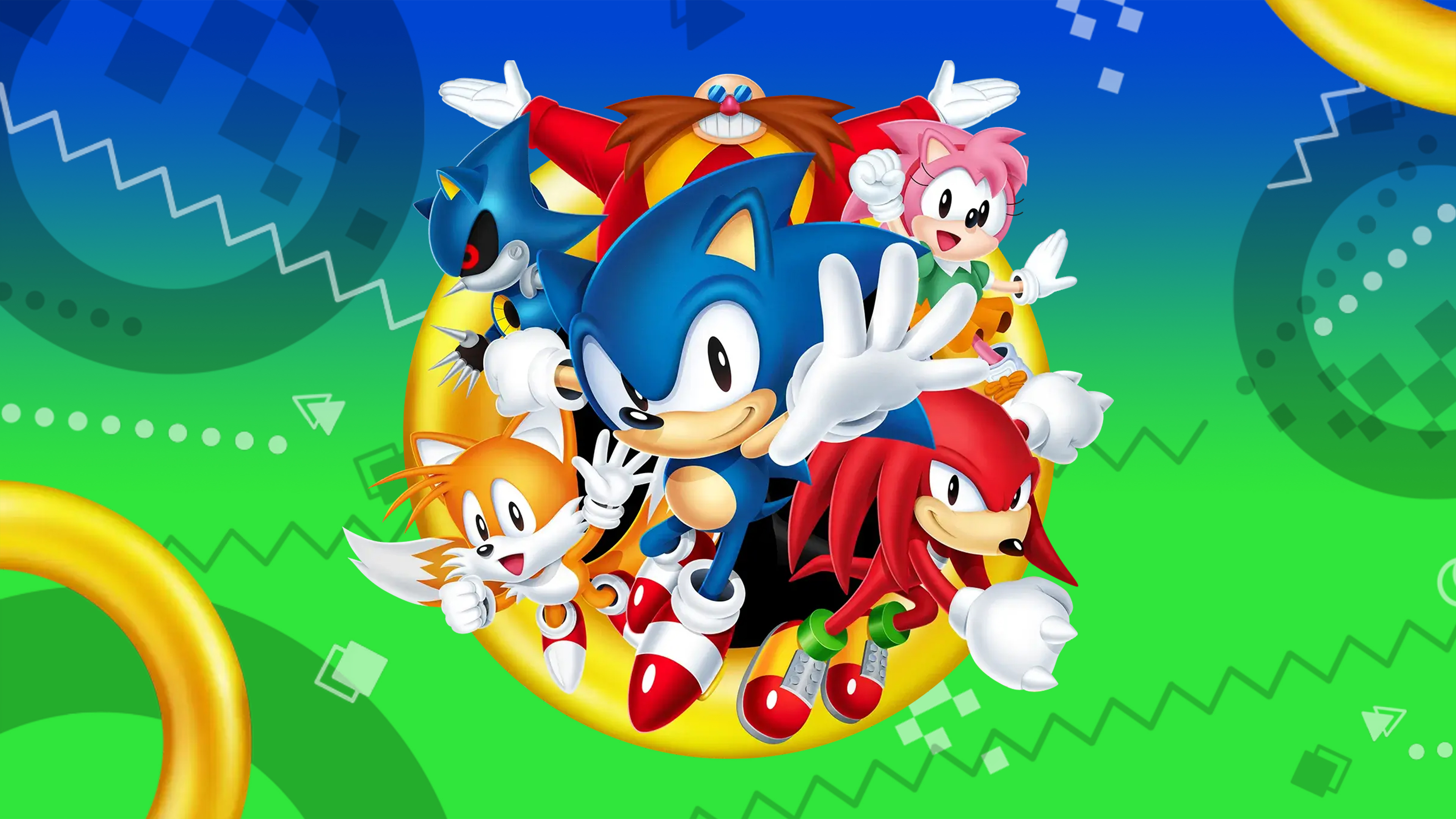 Sonic Origins Wallpaper with Monocle
