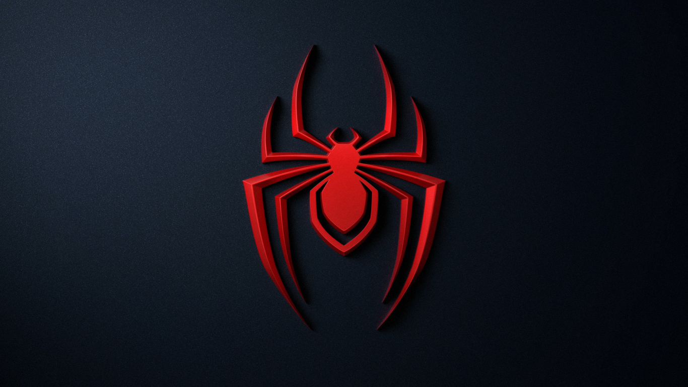 Spider Logo Spider Man Playstation 5 Wallpaper Background S Window Managers