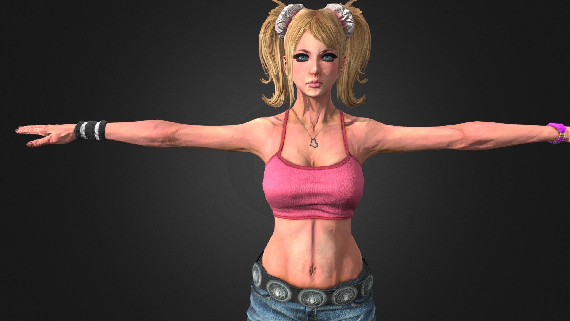 Juliet Starling pink top Lolipop Chainsaw Free 3D model by GegaSonicFan [0a19308]