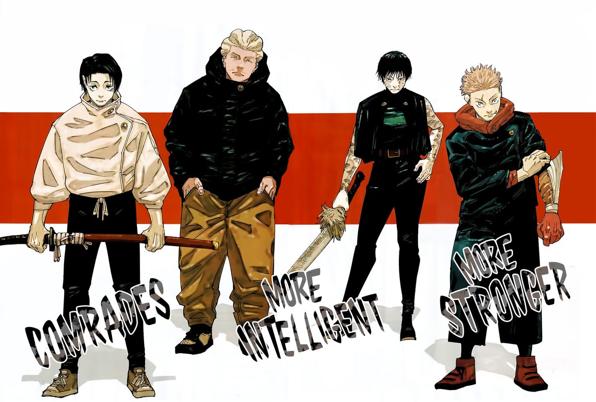 Myamura, MAKI, HAKARI, YUTA New JJK Colour Page in High Quality #JJKSpoilers #JJK240