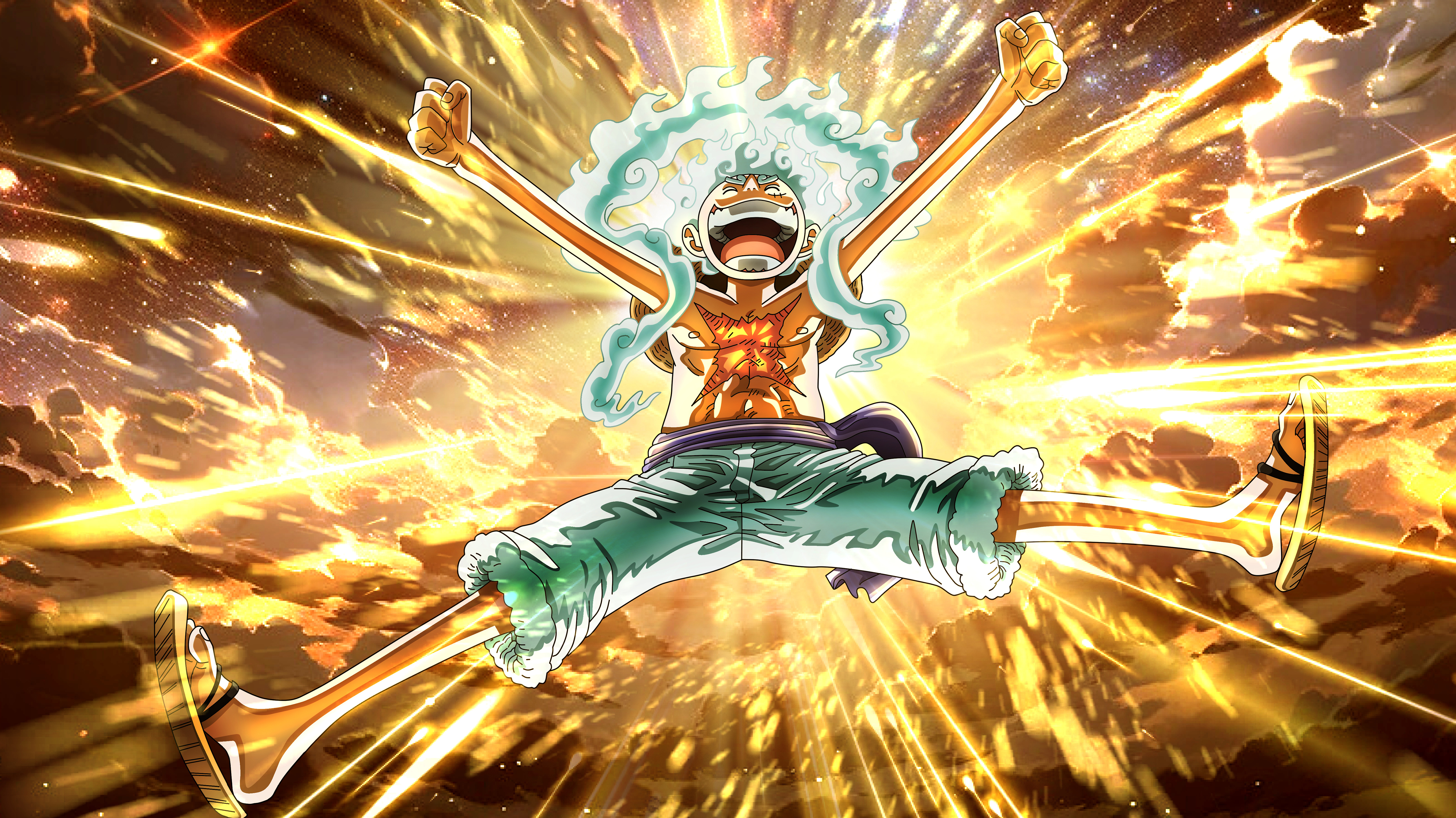 Luffy Gear 5 Wallpaper and Background