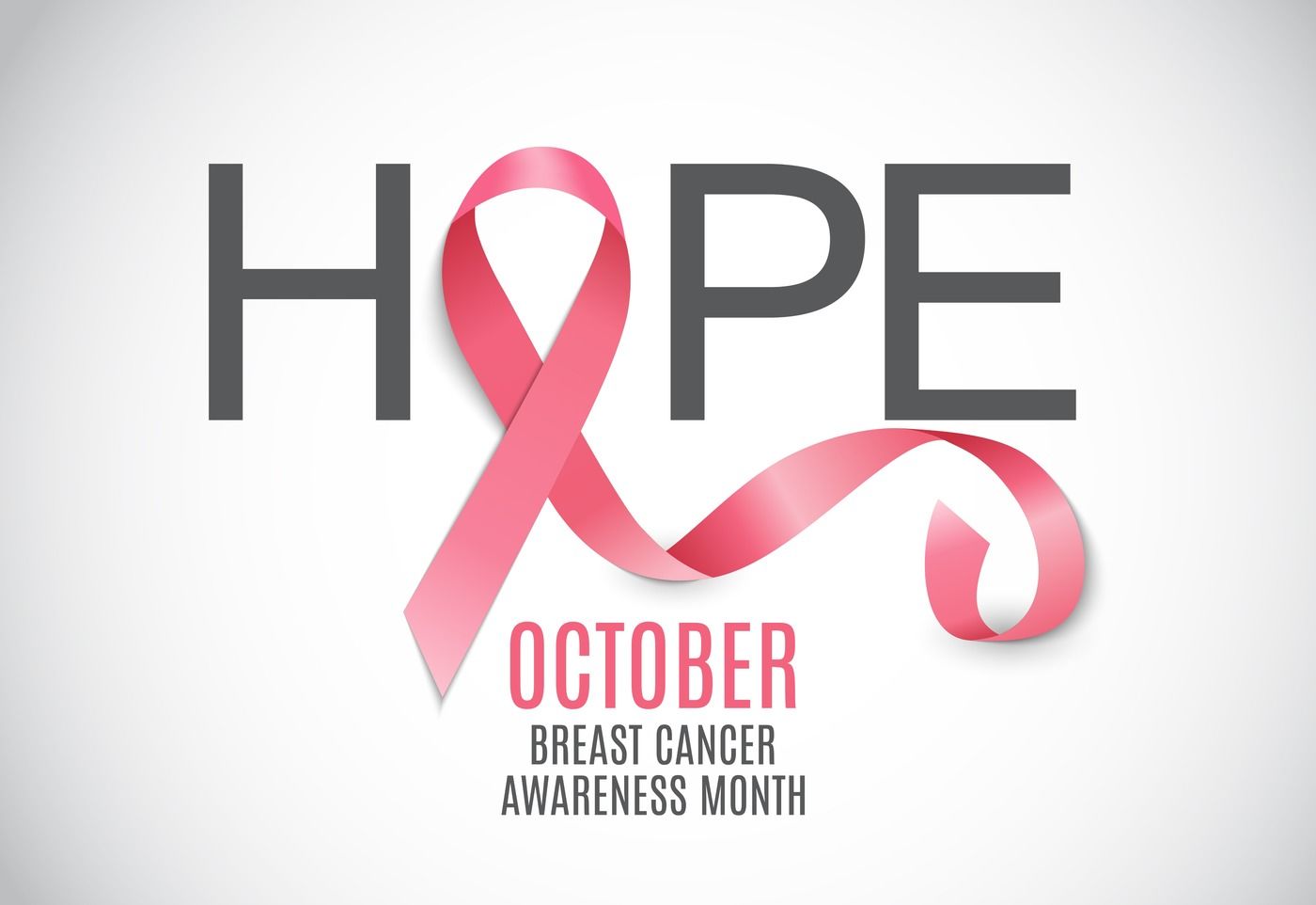 Breast Cancer Awareness Month Pink Ribbon Background. Vector By YuliShop