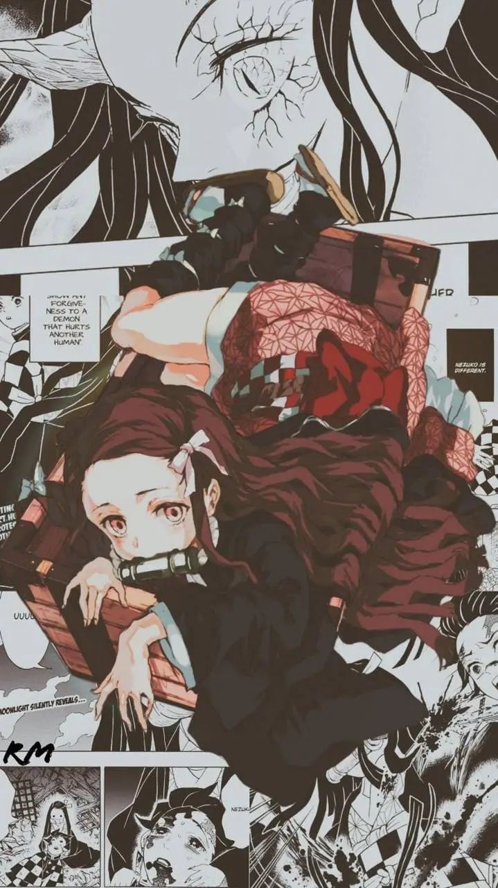 Best New 50 4K Nezuko Wallpaper from Anime Demon Slayer for iPhone