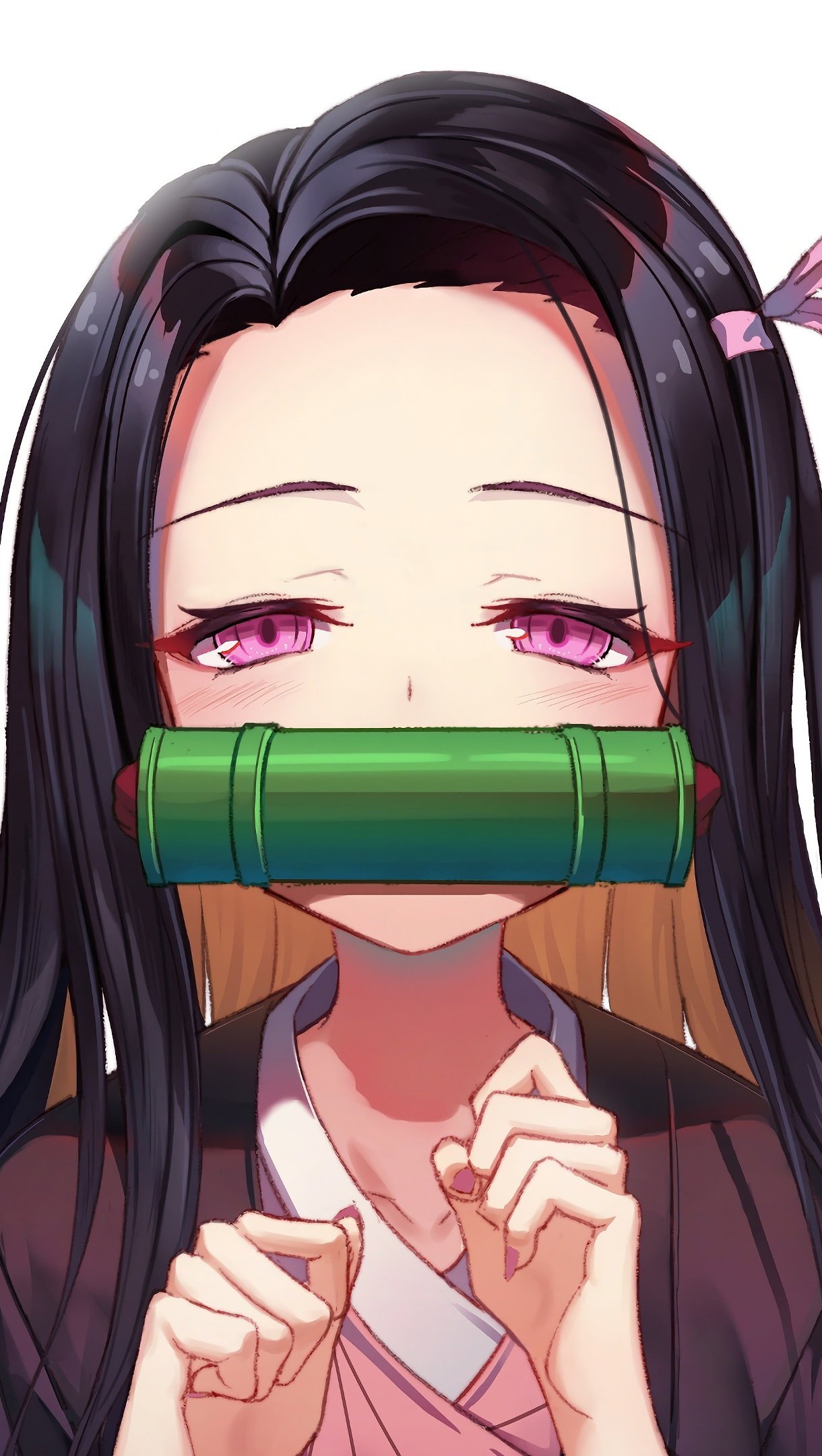 Nezuko Kamado from Kimetsu no Yaiba Anime Wallpaper 4k for iPhone and Mobile Phone