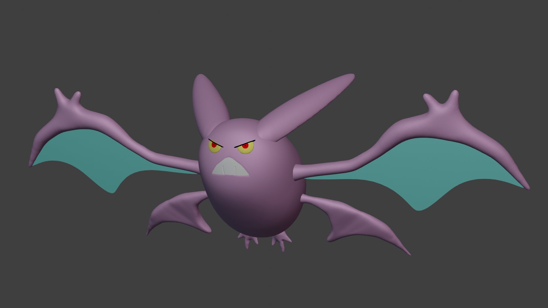 j - #sculptober Day 25 Screech, crobat pokemon