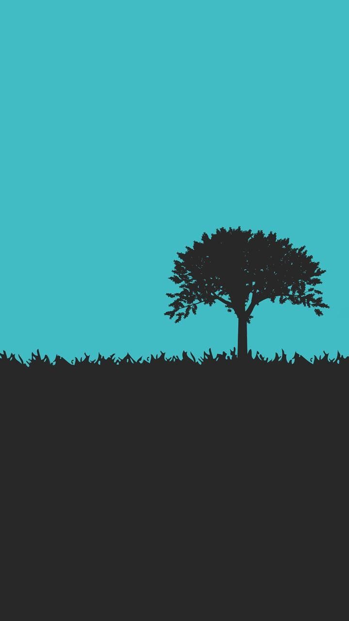 Minimalist Tree Wallpaper